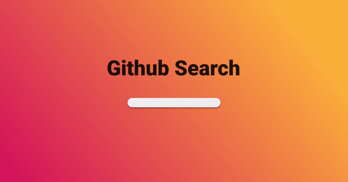 Github Search